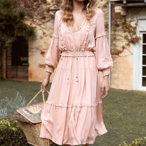 Spell & the Gypsy Clementine Soiree Midi Dress - Picture 12 of 12